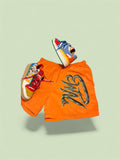 Orange Neon NM3 Fleece Shorts